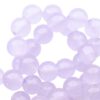 Glaskralen Lavender opaal 8mm