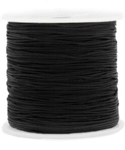 Macramé draad 0.8mm Black