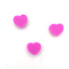 Polymeer kralen hartje 10mm paars