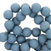 6 mm acryl kralen Cendre blue