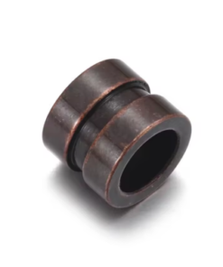Roestvrij stalen (RVS) kraal vintage koper 10x8mm