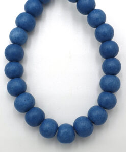 Glaskralen stonewash jeans blue 6mm