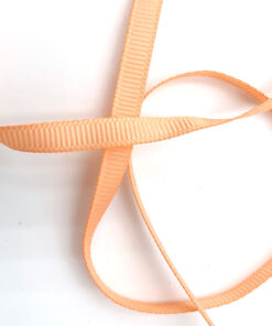 Grosgrain Peach 7mm