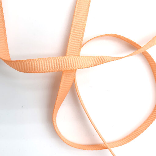 Grosgrain Peach 7mm