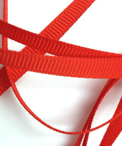 Grosgrain lint 7mm rood