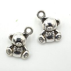 Metalen beertje 11x15mm