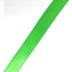 Satijnlint 10mm Appeltjes groen