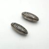 Metallook kraal ovaal 30x12mm