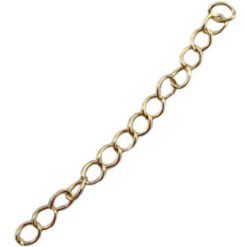 DQ verlengketting DQ goud plated duurzame plating 3mm