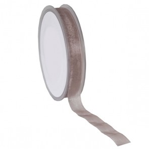 Organza Taupe lint 15mm