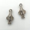 Metallook bedel clown 23x12mm zilver