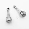 Metallook bedel pegel 20x8mm antiek antiek zilver