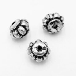 Metallook kraal 10x8mm