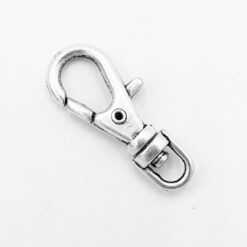 Sleutelhanger 23mm antiek zilver