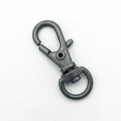 Sleutelhanger 33mm mat antraciet