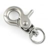 Sleutelhanger 45mm antiek zilver