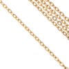 Roestvrij stalen (RVS) Stainless steel ketting Mix & Match goud