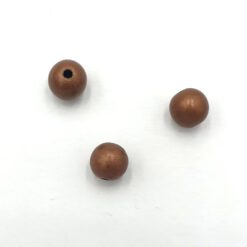 Metallook kralen 8mm koper