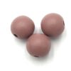 Houten Kralen vintage roze 16mm