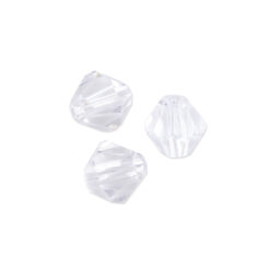 Top Facet kralen rond 4mm Crystal