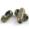 Bolletjesketting Sluiting (past op 3mm ketting) Brons