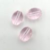 Glaskralen ovaal 10x8mm licht roze