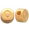 DQ metalen letterkraal O Goud