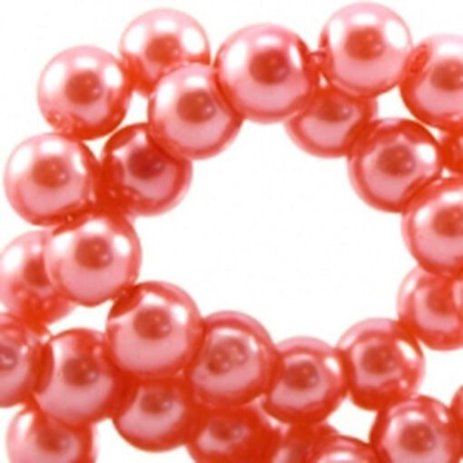 Acryl parels 6mm Rose peach