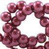 Acryl parels 6mm licht aubergine