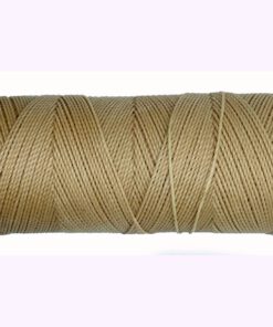 Braziliaans polyester waxkoord Beige 1mm (per meter)
