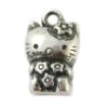 Metallook bedel Hello Kitty 15x8x7mm antiek zilver
