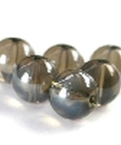 Glaskralen glans Black diamond 10mm