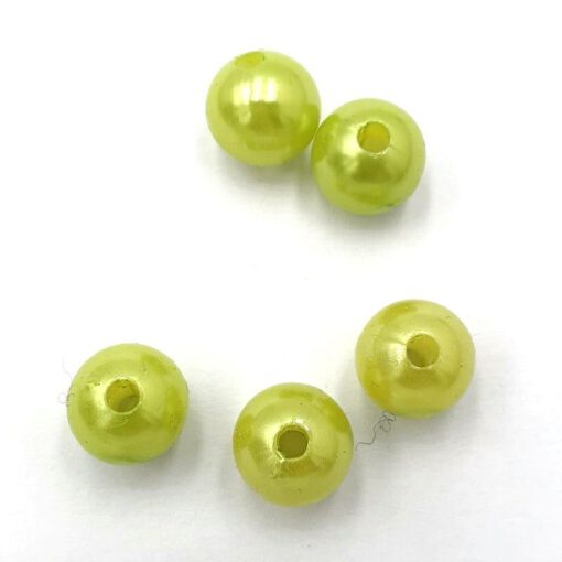Acryl parels 10mm Lime groen