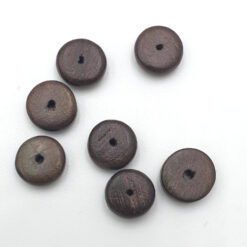 Houten kralen disc 10mm Bruin