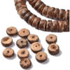 Houten kralen cocos disc 8mm Bruin