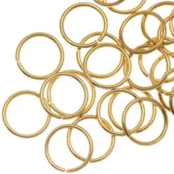 Stainless Steel Buigringen (8mm) Goud dikte 0.8 mm