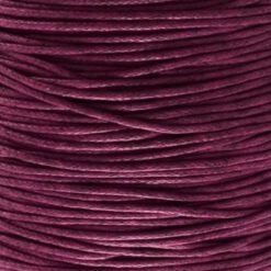 Waxkoord 1.0mm Aubergine (1M)