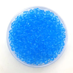 Glaskralen Rocailles 8/0 (3mm) Light blue