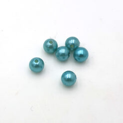 Acryl parels 6mm Turquoise green