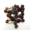 Glaskralen mix bruin beige (16-20mm)