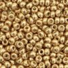 Miyuki rocailles 8/0 Duracoat galvanized champagne gold 8-4204