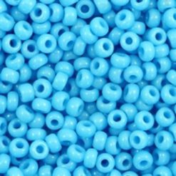 Rocailles 8/0 opaque - turquoise