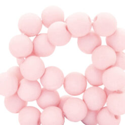 8mm acryl kralen Rose tan