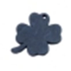 DQ leer hangers klaver medium Dark denim blue