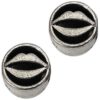 Metalen Modi kralen lips 10mm antiek zilver