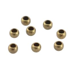 DQ knijpkralen 1.5mm Brons