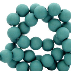8mm acryl kralen matt Canton green