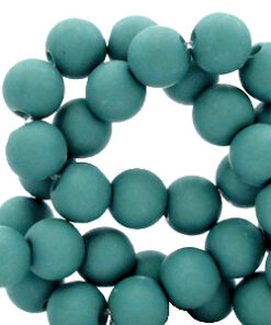 8mm acryl kralen matt Canton green