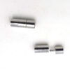 Roestvrij stalen (RVS) magneetslot Ø5mm stainless steel Zilver (RVS)