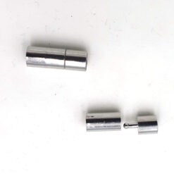 Roestvrij stalen (RVS) magneetslot Ø5mm stainless steel Zilver (RVS)